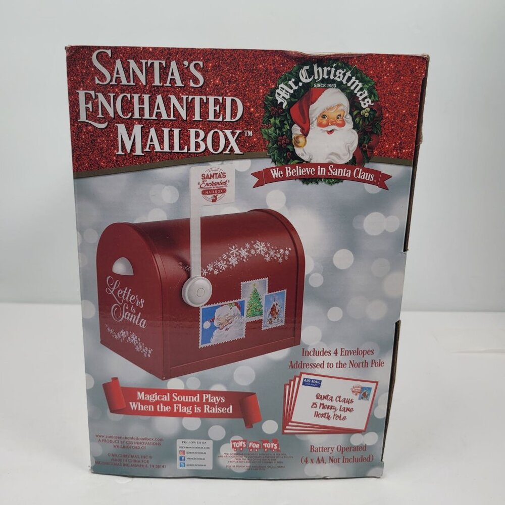 Mr. Christmas Santa's Enchanted Mailbox With Magical Sound NWB - Picture 4 of 15